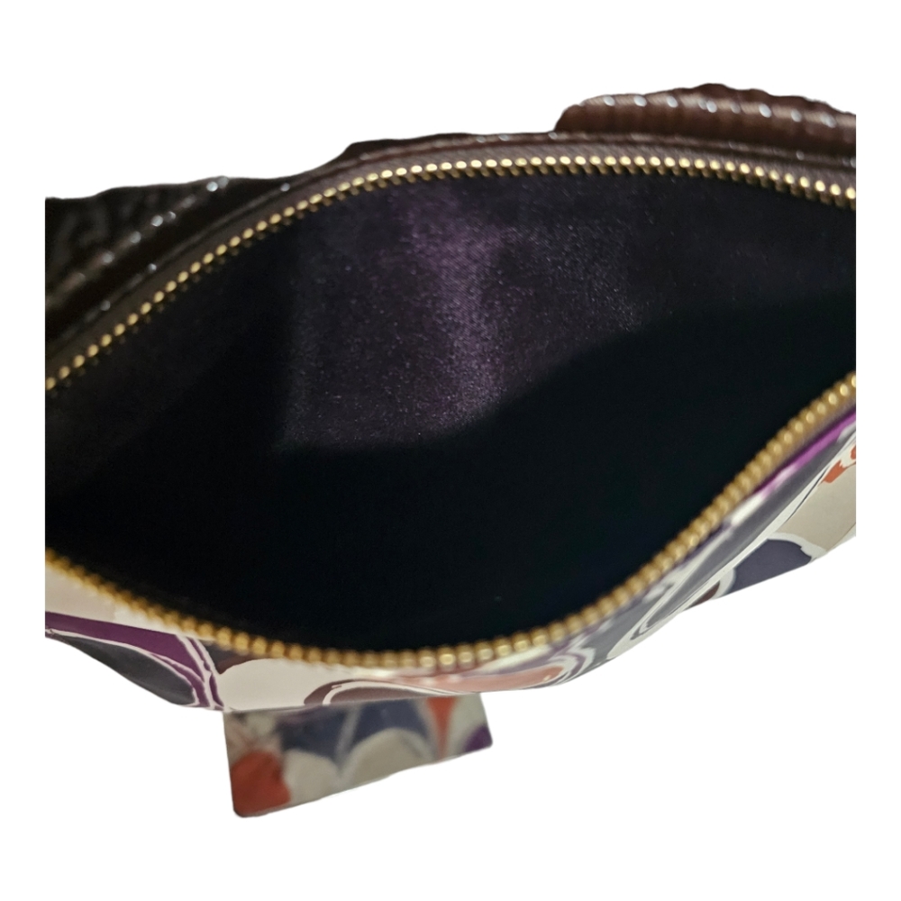 COACH Ashley Hand Drawn Scarf Print Shoulder Bag - Picture 8 of 16